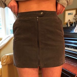 free people suede skirt